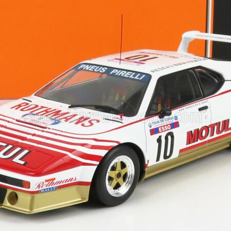 IXO-MODELS 1/18 BMW | M1 MOTUL N 10 RALLY TOUR DE CORSE 1982 B.DARNICHE - A.MAHE | WHITE RED