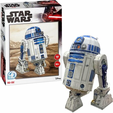 4D-CITYSCAPE  PUZZLE | KIT PUZZLE 4D IN CARTONCINOROBOT  STAR WARS R2-D2 CM. 19x19x28 - 192 PEZZI - 192 PIECES | /