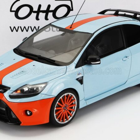 OTTO-MOBILE 1/18 FORD ENGLAND | FOCUS RS MKII 2010 - 24h LE MANS TRIBUTE | LIGHT BLUE ORANGE