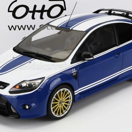 OTTO-MOBILE 1/18 FORD ENGLAND | FOCUS RS MKII 2010 - 24h LE MANS TRIBUTE | BLUE WHITE