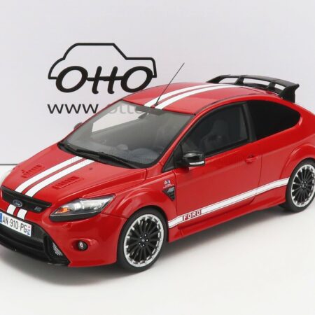 OTTO-MOBILE 1/18 FORD ENGLAND | FOCUS RS MKII 2010 - 24h LE MANS TRIBUTE | RED WHITE