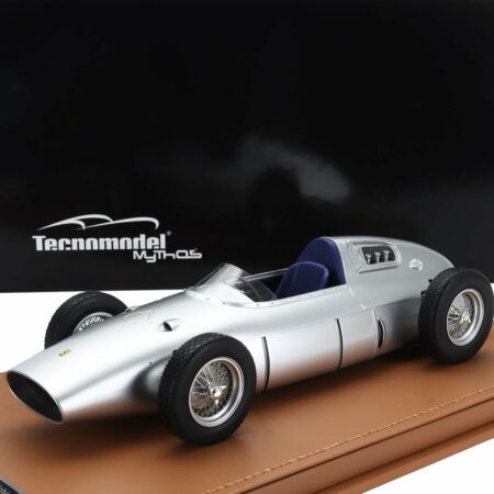 TECNOMODEL 1/18 FERRARI | F1  246P N 0 ALLUMINIUM BODY MODENA TEST 1960 R.GINTHER | SILVER