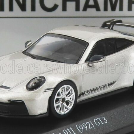 MINICHAMPS 1/64 PORSCHE | 911 992 GT3 COUPE 2021 | SILVER