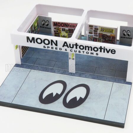 TARMAC 1/64 ACCESSORIES | DIORAMA MOON AUTOMOTIVE SPEED & CUSTOM GARAGE OFFICINA | /