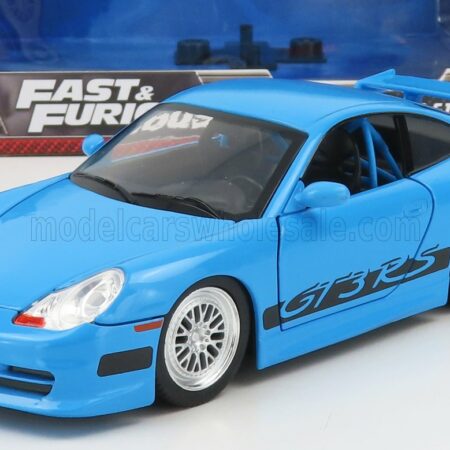 JADA 1/24 PORSCHE | 911 996 GT3 RS COUPE 2001 - FAST & FURIOUS | LIGHT BLUE