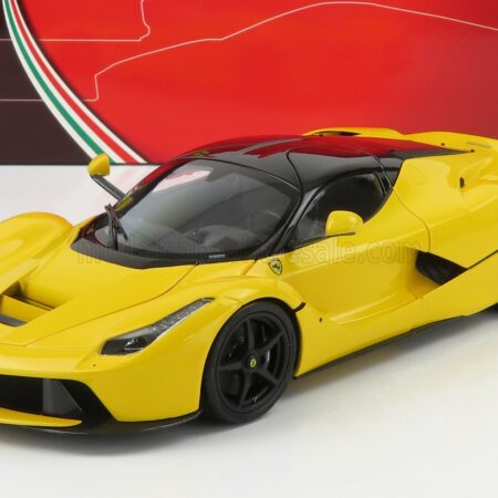 BBR-MODELS 1/18 FERRARI | LAFERRARI 2013 - BLACK WHEELS | GIALLO MODENA - YELLOW BLACK