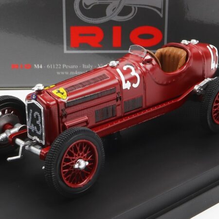 RIO-MODELS 1/43 ALFA ROMEO | P3 TIPO B N 43 COPPA ACERBO 1935 T.NUVOLARI | RED