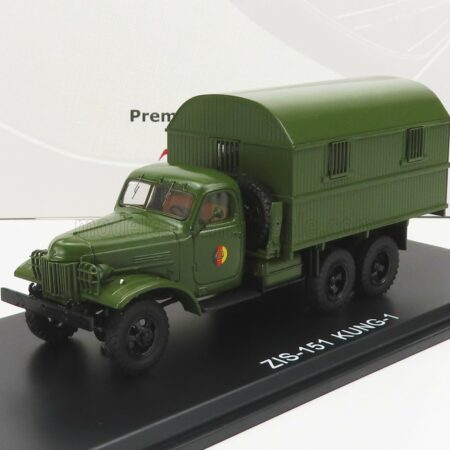 PREMIUM CLASSIXXS 1/43 ZIL | 151 KUNG-1M NVA TRUCK 3-ASSI 1951 | MILITARY GREEN