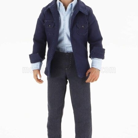 CLC-MODELS 1/12 FIGURES | VERSION-A - TERENCE HILL SMALL ACTION FIGURE - TV SERIES - ALTRIMENTI CI ARRABBIAMO | BLUE