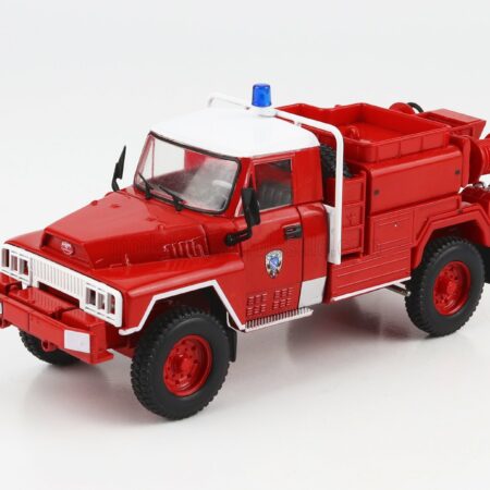 EDICOLA 1/43 ACMAT | TPK 4.20 TANKER TRUCK ANTINCENDIO BOSCHIVO SAPEURS POMPIERS FRANCE 1985 | RED WHITE