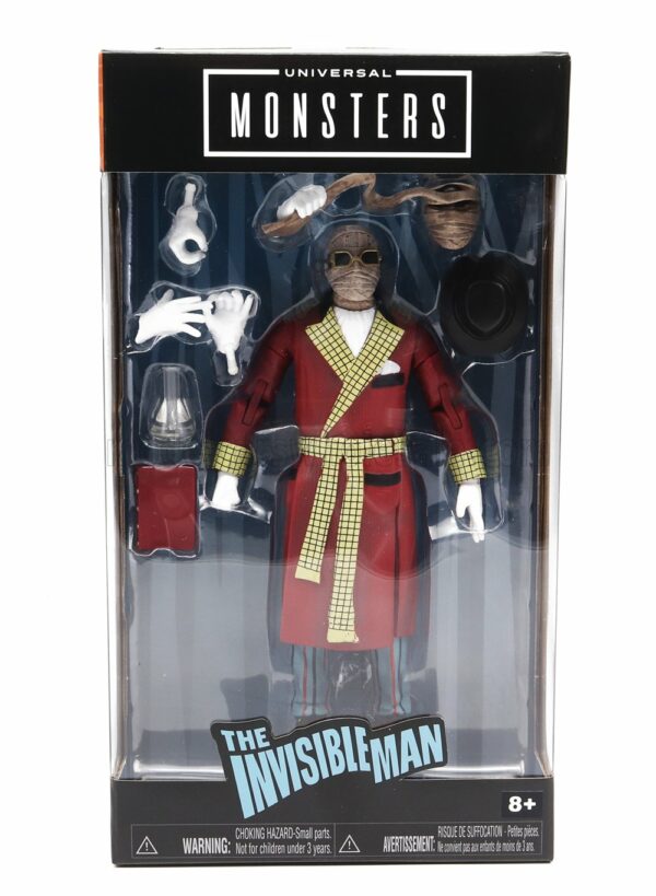 JADA 1/8 FIGURES | THE INVISIBLE MAN - L'OUMO INVISIBILE - CM. 15.5 | VARIOUS