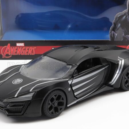 JADA 1/32 LYKAN | HYPERSPORT 2017 - BLACK PANTHER | MATT BLACK