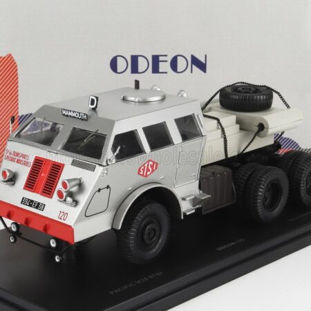 ODEON 1/43 PACIFIC | TANK M26 TRACTOR TRUCK 3-ASSI STSI 1944 | SILVER