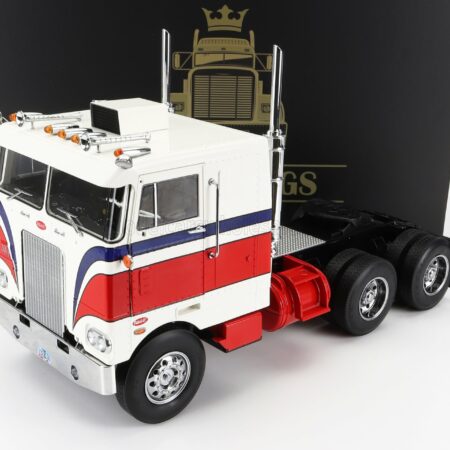 ROAD-KINGS 1/18 PETERBILT | 352 PACEMAKER TRACTOR TRUCK 3-ASSI 1979 | WHITE RED BLUE