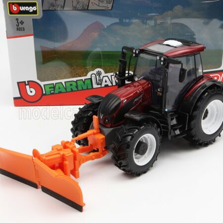 BURAGO 1/32 VALTRA | N174 TRACTOR 2017 | RED BLACK