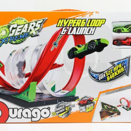 BURAGO 1/64 ACCESSORIES | DIORAMA - GO GEARS EXTREME HYPER LOOP & LAUNCH WITH 2X CARS INCLUDED | VARIOUS