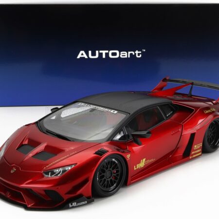 AUTOART 1/18 LAMBORGHINI | HURACAN LIBERTY WALK LB SILHOUETTE WORKS GT 2018 | HYPER RED