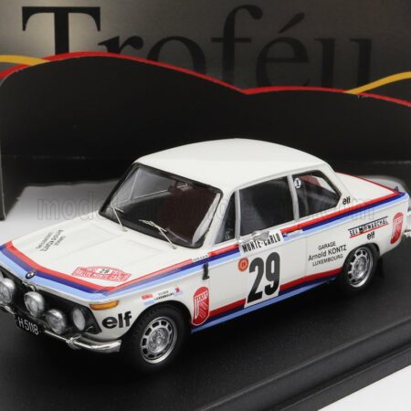 TROFEU 1/43 BMW | 2002ti (night version) N 29 RALLY MONTECARLO 1975 N.KOOB - N.HUBERTY | WHITE