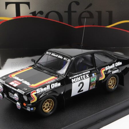 TROFEU 1/43 FORD ENGLAND | ESCORT MKII (night version) N 2 3rd RALLY MINTEX 1982 A.VATANEN - N.WILSON | BLACK