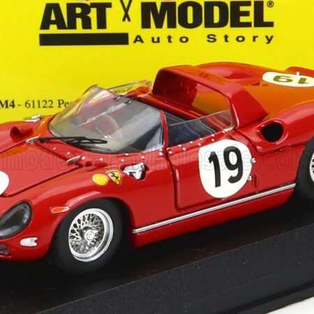 ART-MODEL 1/43 FERRARI | 330P 4.0L V12 TEAM SEFAC FERRARI SPA N 19 3rd 24h LE MANS 1964 J.SURTEES - L.BANDINI | RED