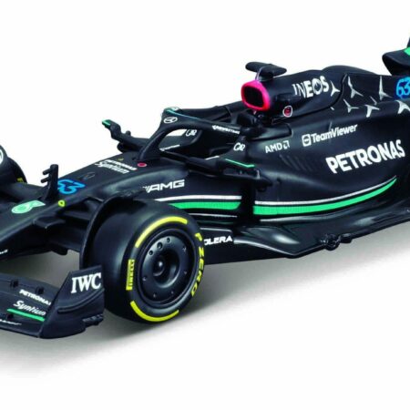 BURAGO 1/43 MERCEDES GP | F1 W14 TEAM MERCEDES-AMG PETRONAS FORMULA ONE N 63 SEASON 2023 GEORGE RUSSEL | MATT BLACK