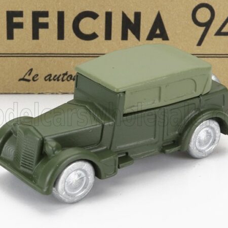 OFFICINA-942 1/76 FIAT | 1100 MILITARE CABRIOLET CLOSED 1939 | MILITARY GREEN