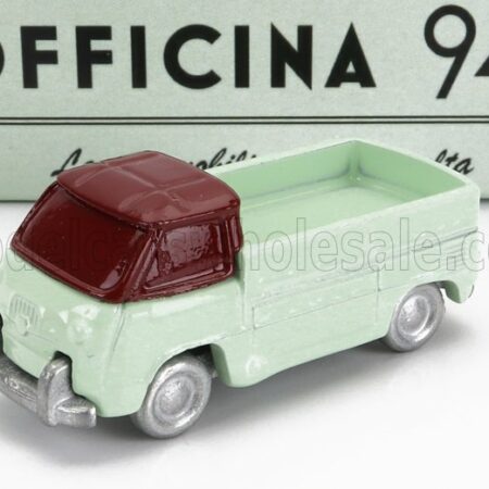 OFFICINA-942 1/76 FIAT | 600M CAMIONCINO CORIASCO 1956 | LIGHT GREEN RED