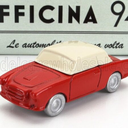 OFFICINA-942 1/76 SIATA | AMICA 57 COUPE (BASE FIAT 600) 1957 | RED IVORY