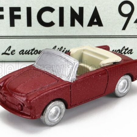 OFFICINA-942 1/76 SIATA | AMICA 56 SPIDER (BASE FIAT 600) 1956 | RED