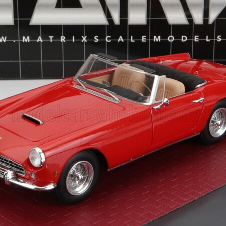 MATRIX SCALE MODELS 1/43 FERRARI | 250 GT 2-SERIES PININFARINA SPIDER CABRIOLET OPEN 1960 | RED