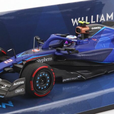 MINICHAMPS 1/43 WILLIAMS | F1  FW45 TEAM WILLIAMS RACING N 2 SEASON 2023 LOGAN SARGEANT | BLUE