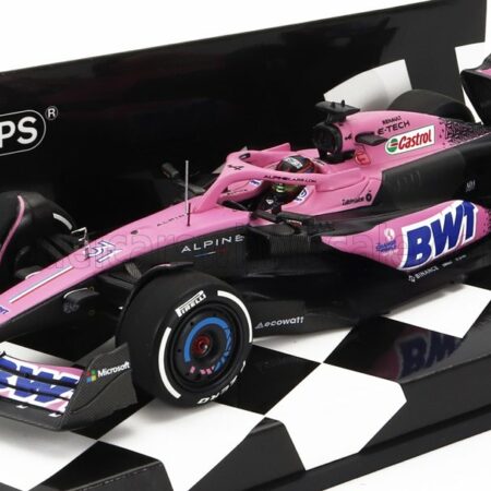 MINICHAMPS 1/43 ALPINE | F1  A523 TEAM BWT ALPINE N 31 SEASON 2023 ESTEBAN OCON | BLUE PINK