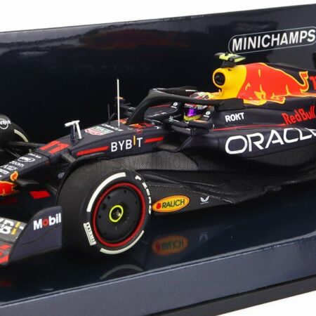 MINICHAMPS 1/43 RED BULL | F1  RB19 TEAM ORACLE RED BULL RACING N 11 WINNER SAUDI ARABIAN GP 2023 SERGIO PEREZ | MATT BLUE