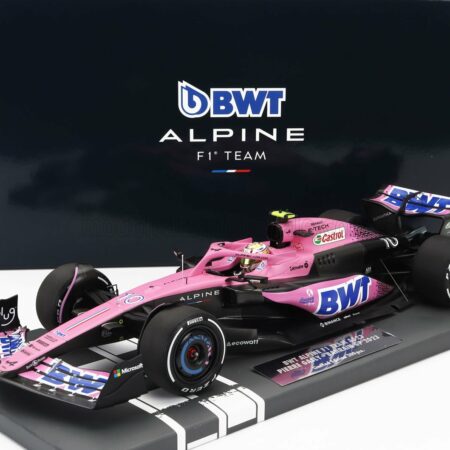 MINICHAMPS 1/18 ALPINE | F1  A523 TEAM BWT ALPINE N 10 SEASON 2023 PIERRE GASLY | BLUE PINK