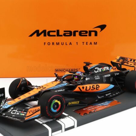 MINICHAMPS 1/18 McLAREN | F1  MCL60 TEAM McLAREN N 81 SEASON 2023 OSCAR PIASTRI | ORANGE BLACK BLUE