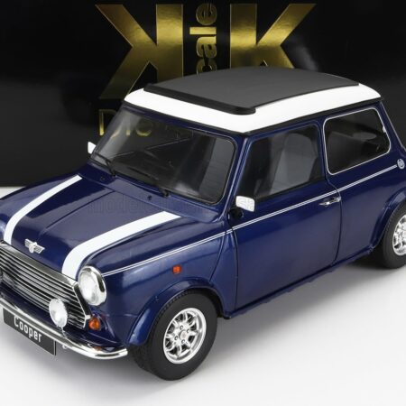 KK-SCALE 1/12 MINI | COOPER SUNROOF RHD 1992 | BLUE MET WHITE