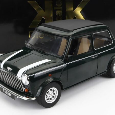 KK-SCALE 1/12 MINI | COOPER SUNROOF RHD 1992 | DARK GREEN WHITE