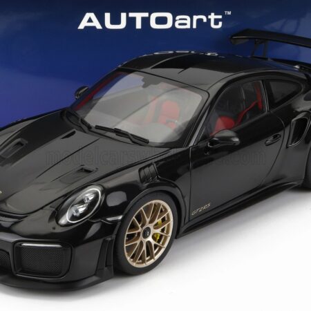 AUTOART 1/18 PORSCHE | 911 991-2 GT2 RS WEISSACH PACKAGE 2019 | BLACK