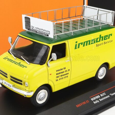 IXO-MODELS 1/43 BEDFORD | CF VAN TEAM IRMSCHER RALLY ASSISTANCE 1969 | YELLOW GREEN