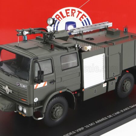 ALERTE 1/43 RENAULT | G230 VIRP 10 M7 TANKER TRUCK SIDES ARMEE DE L'AIR MILITARY 1989 | MILITARY GREEN