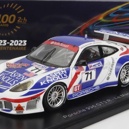 SPARK-MODEL 1/43 PORSCHE | 911 996 GT3 R 3.6L TEAM COLUCCI RACING N 71 24h LE MANS 2000 C.WAGNER - S.LEWIS - B.MAZZUOCCOLA | WHITE 2 TONE BLUE