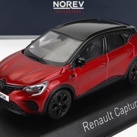 NOREV 1/43 RENAULT | CAPTUR RIVE GAUCHE 2022 | FLAME RED BLACK