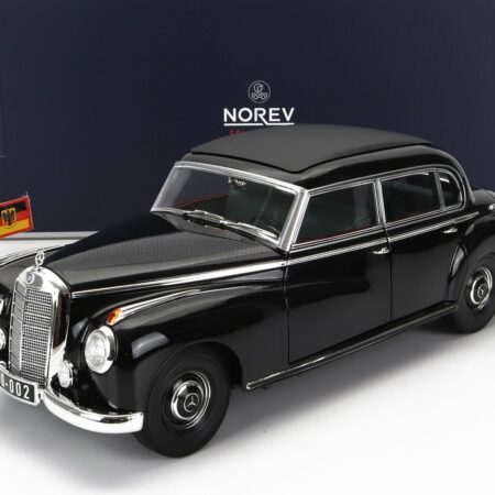 NOREV 1/18 MERCEDES BENZ | 300B (W186) LIMOUSINE 1955 PERSONAL CAR KONRAD ADENAUER | BLACK