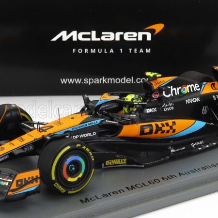 SPARK-MODEL 1/43 McLAREN | F1  MCL60 TEAM McLAREN N 4 AUSTRALIAN GP 2023 LANDO NORRIS | ORANGE BLACK BLUE