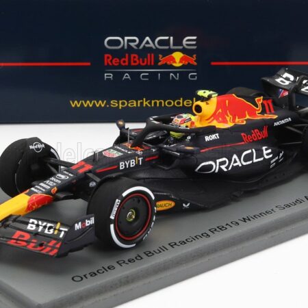 SPARK-MODEL 1/43 RED BULL | F1  RB19 TEAM ORACLE RED BULL RACING N 11 2nd BAHRAIN GP 2023 SERGIO PEREZ | MATT BLUE