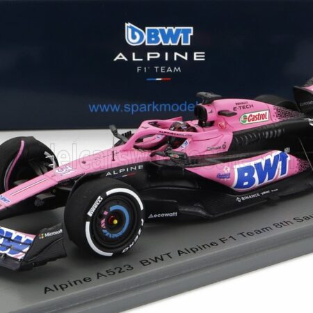 SPARK-MODEL 1/43 ALPINE | F1  A523 TEAM BWT ALPINE N 31 SEASON 2023 ESTEBAN OCON | PINK BLUE