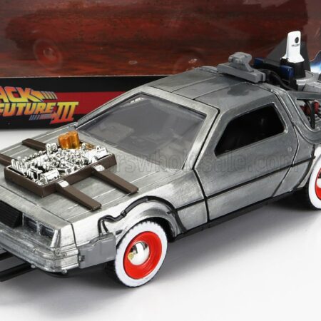 JADA 1/32 DE LOREAN | TIME MACHINE - BACK TO THE FUTURE 3 - RITORNO AL FUTURO 3 | SILVER