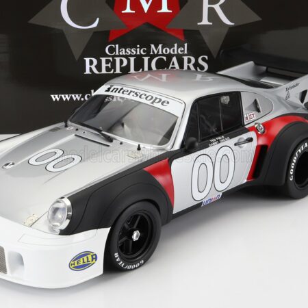 CMR 1/12 PORSCHE | 911 CARRERA RSR TURBO 2.1L N 00 24h DAYTONA 1977 D.ONGAIS - G.FOLLMER - T.FIELD | SILVER BLACK RED