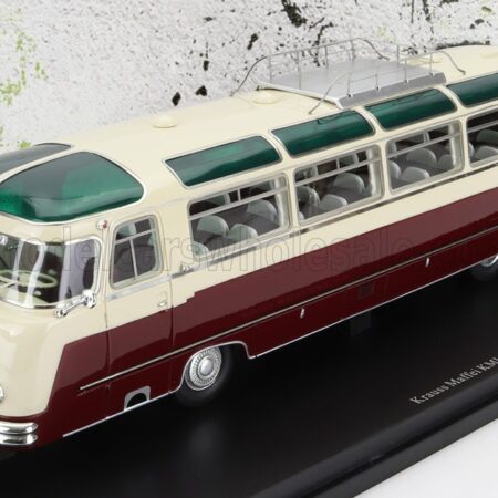 AUTOCULT 1/43 KRAUS | MAFFEI AUTOBUS KML 110 GERMANY 1959 | RED IVORY