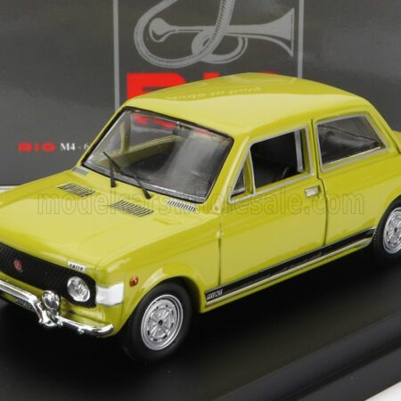 RIO-MODELS 1/43 FIAT | 128 RALLY 1971 | LEMON YELLOW